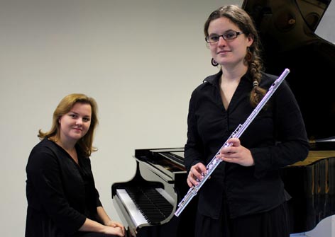 Duo flûte, piano - Svetlana Kazykina et Léopoldine Peignard